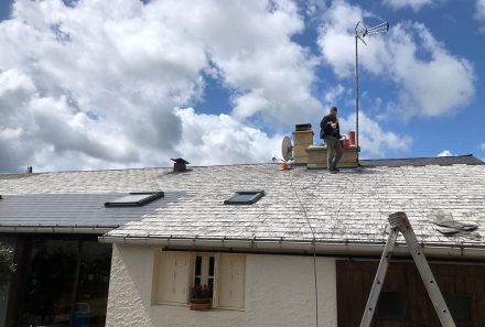 Peinture toiture Ménilles 27120