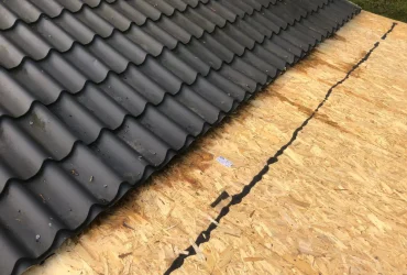 remplacement toiture sur mobile home a Sablons 28260 Guainville - vue generale