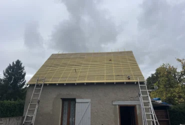 Remplacement de toiture Bretagnolles 27220 - resultat final
