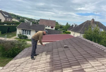 Nettoyage toiture, mise en peinture, étanchéité Ivry Ivry 28260 - resultat final