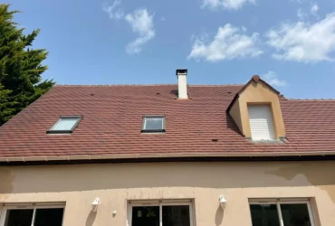 Nettoyage tuiles haute pression et hydrofuge Tacoignière a Tacoignière 78910 - en cours