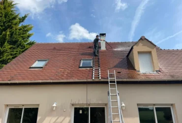 Nettoyage tuiles haute pression et hydrofuge Tacoignière a Tacoignière 78910 - realisation