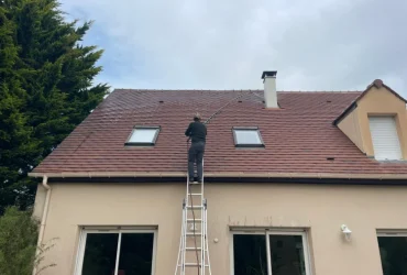 Nettoyage tuiles haute pression et hydrofuge Tacoignière Tacoignière 78910 - resultat final